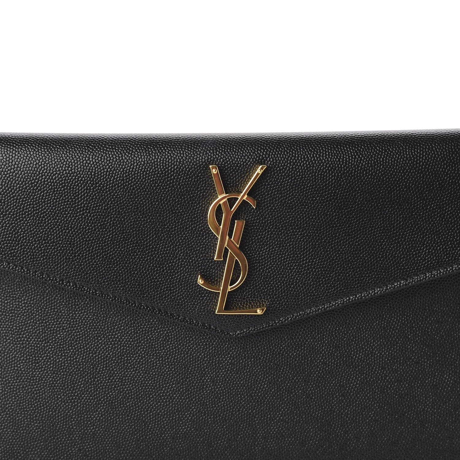 Saint Laurent Grain De Poudre Uptown Pouch Black 10 of 10