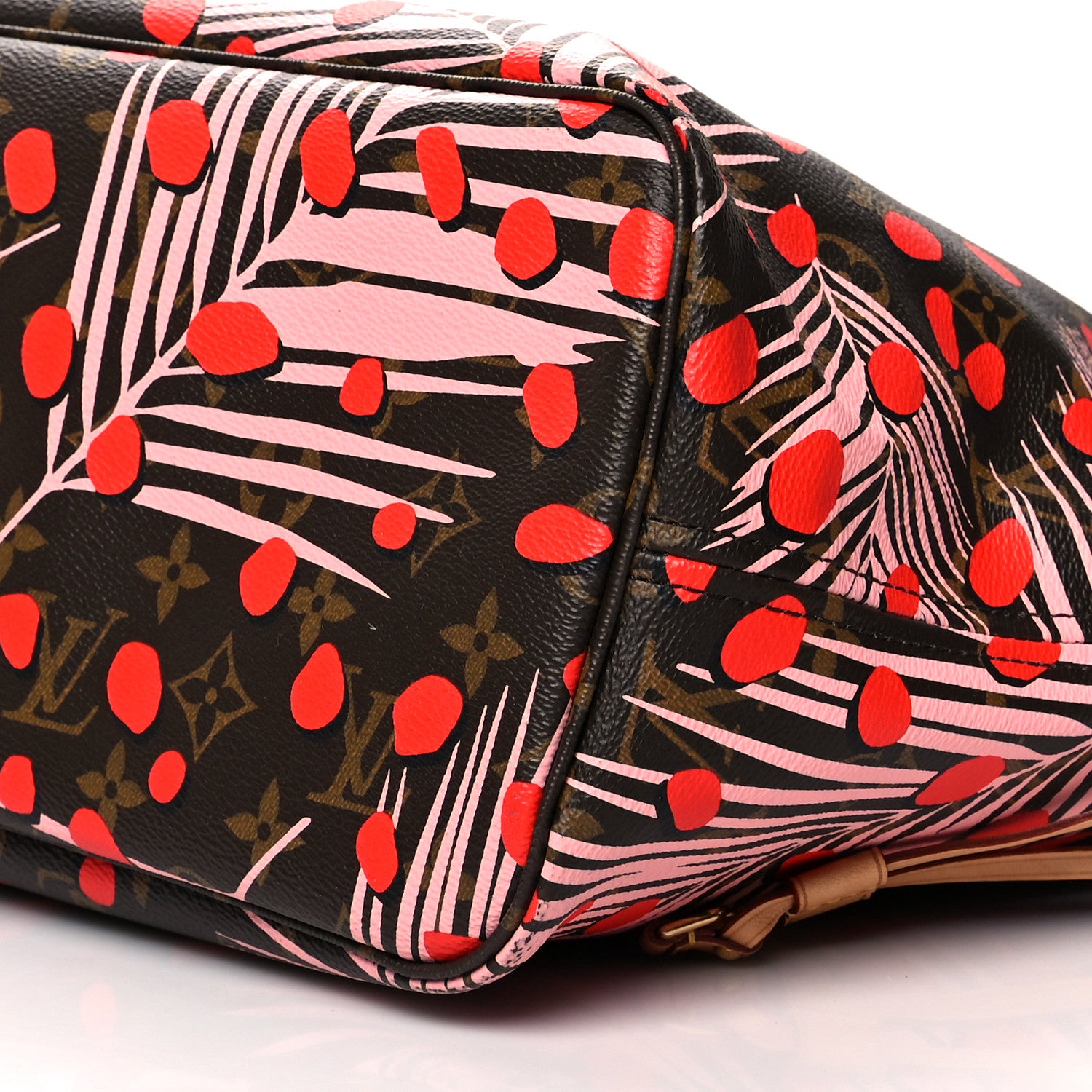 Louis Vuitton Monogram Jungle Dots Neo Neverfull MM Sugar Pink Poppy 9 of 9