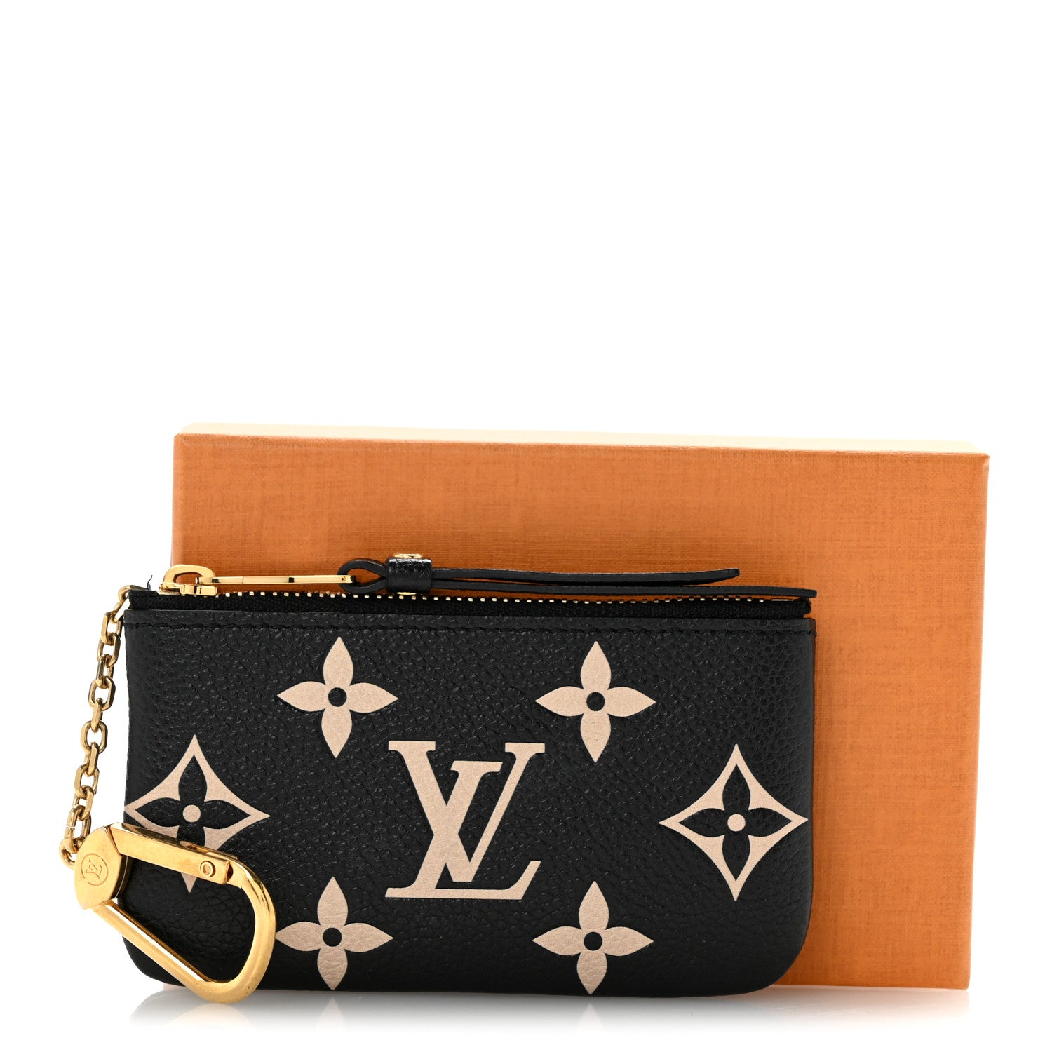 Louis Vuitton Empreinte Monogram Giant Key Pouch Black Beige 9 of 9
