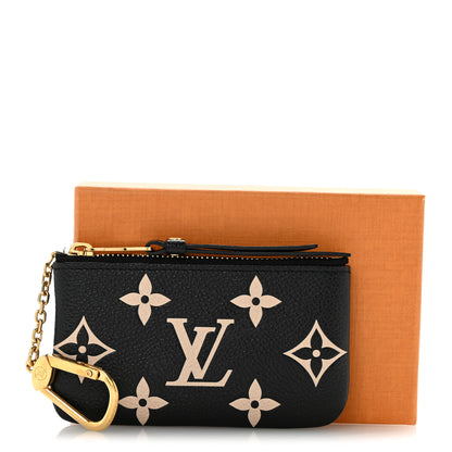 Louis Vuitton Empreinte Monogram Giant Key Pouch Black Beige 9 of 9