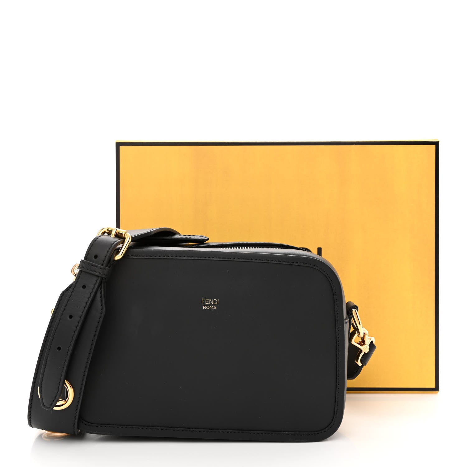 Fendi Vitello Century F is Fendi Camera Case Black 11 of 11