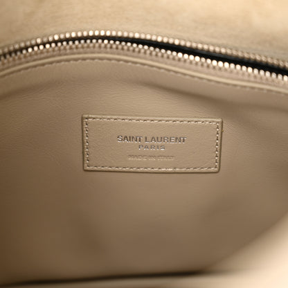 Saint Laurent Smooth Calfskin Small Le 5 A 7 Soft Hobo Sea Salt 6 of 10