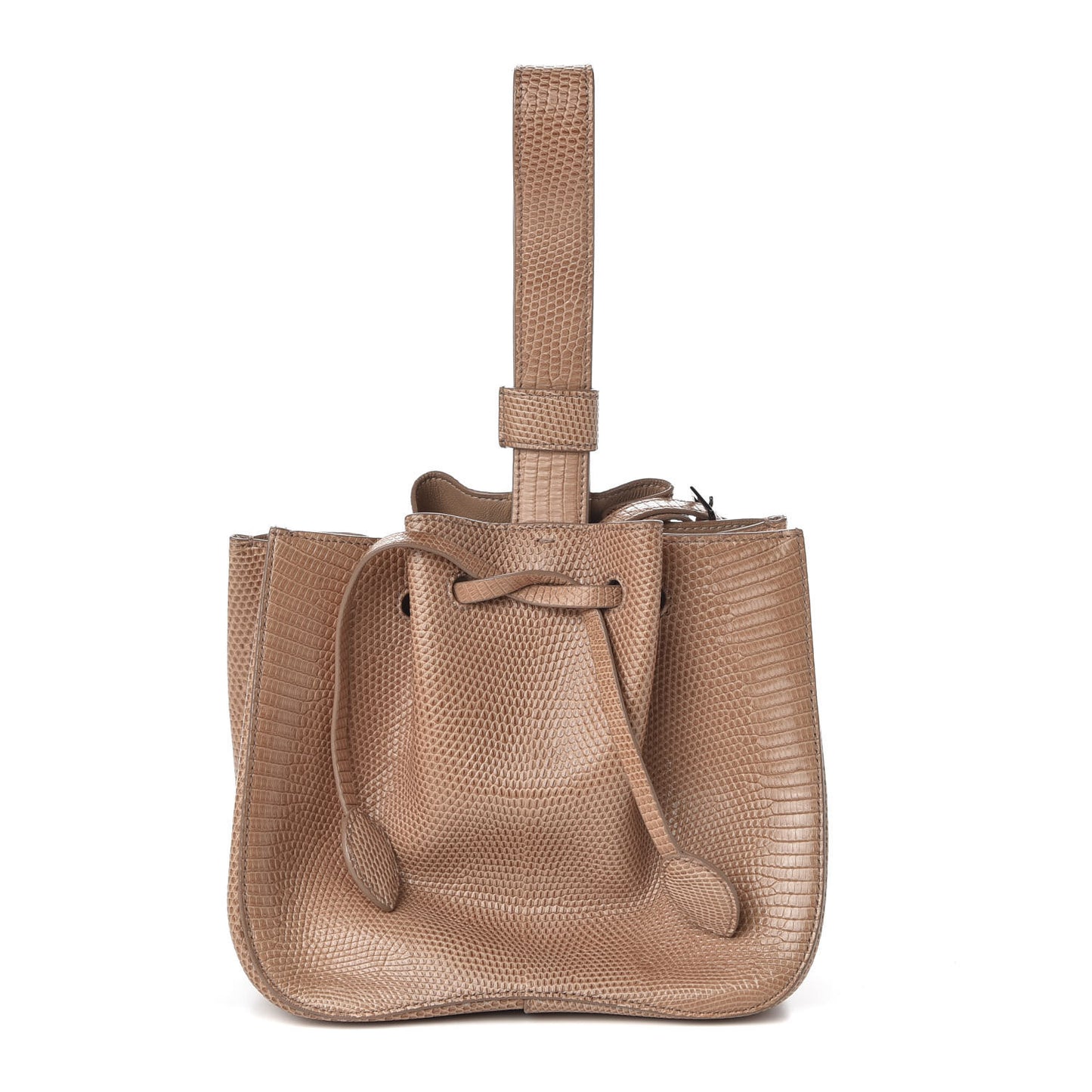 Lizard Rose-Marie 19 Bag Dark Beige