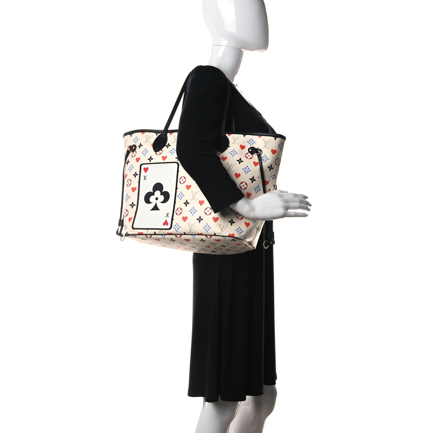 Louis Vuitton Game On Neverfull MM White 2 of 13