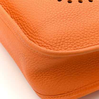 Hermes Taurillon Clemence Evelyne PM Orange 13 of 15