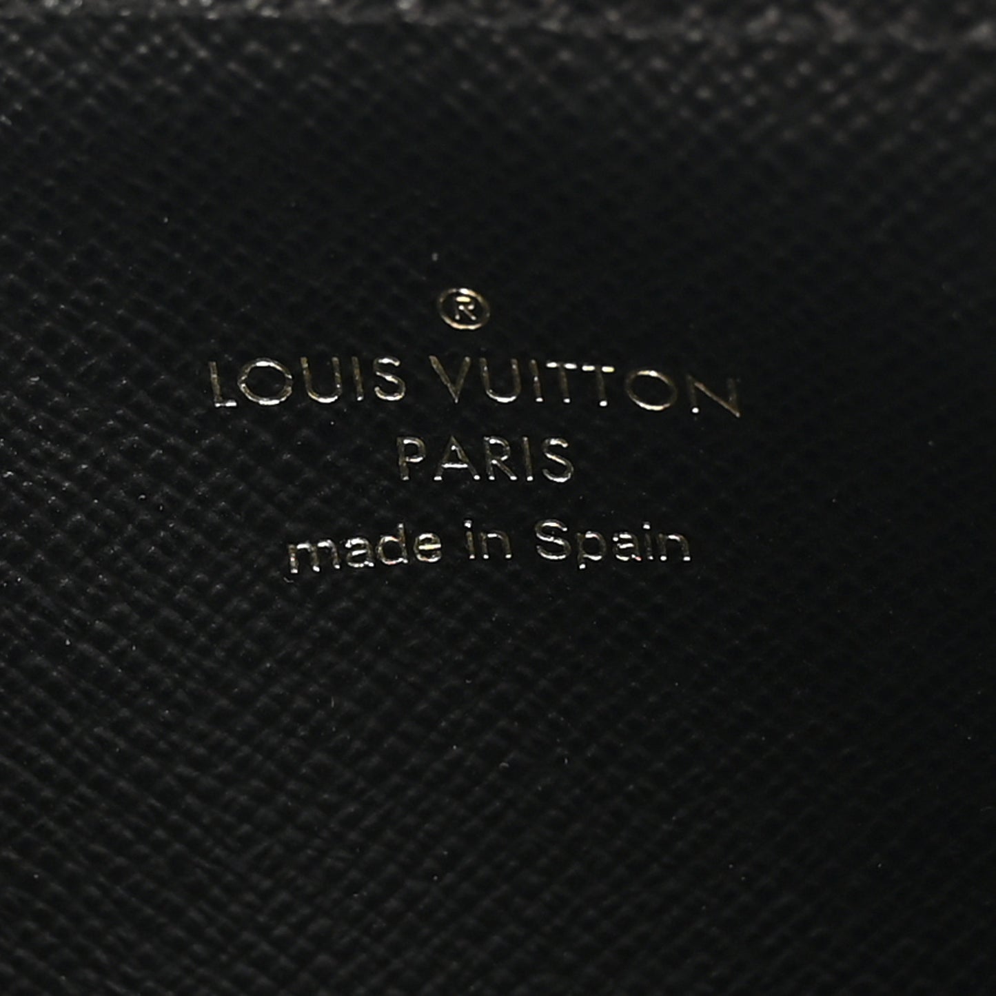 Monogram Slim Purse Black