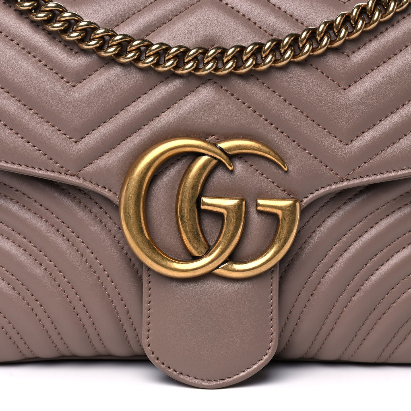 Calfskin Matelasse Medium GG Marmont Shoulder Bag Porcelain Rose