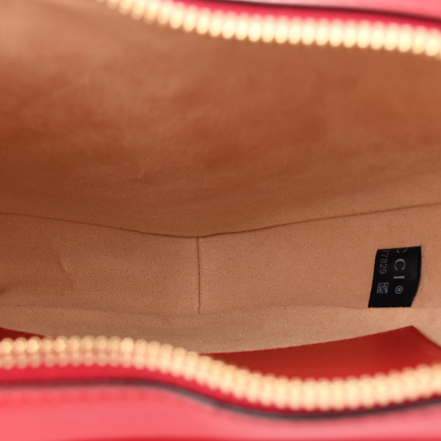 Gucci Calfskin Matelasse Diagonal Mini Interlocking G Heart Shoulder Bag Hibiscus Red 5 of 10