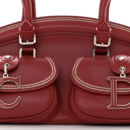 Christian Dior Calfskin Medium Detective Satchel Red 8 of 11