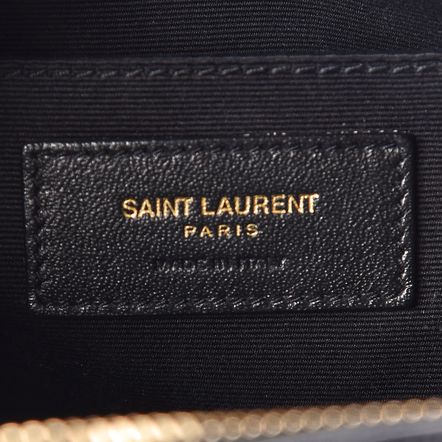 Calfskin Matelasse Monogram Lou Camera Bag Black