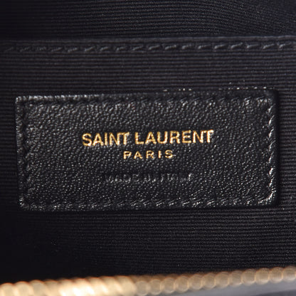 Saint Laurent Calfskin Matelasse Monogram Lou Camera Bag Black 8 of 9