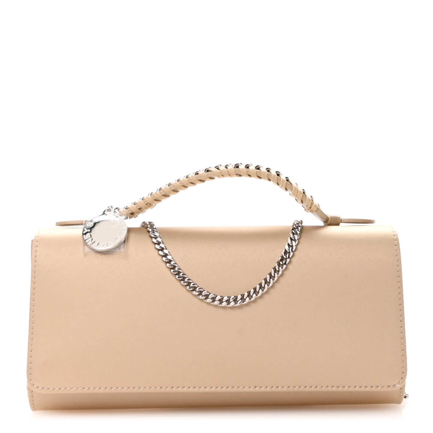 Shaggy Deer Falabella Clutch with Chain Bag Desert