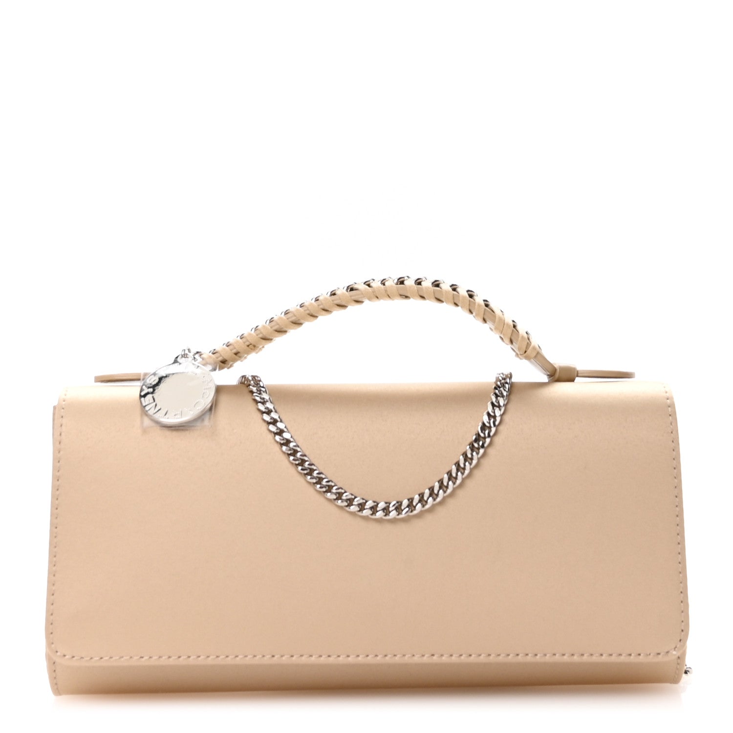 Stella McCartney Shaggy Deer Falabella Clutch with Chain Bag Desert 1 of 10