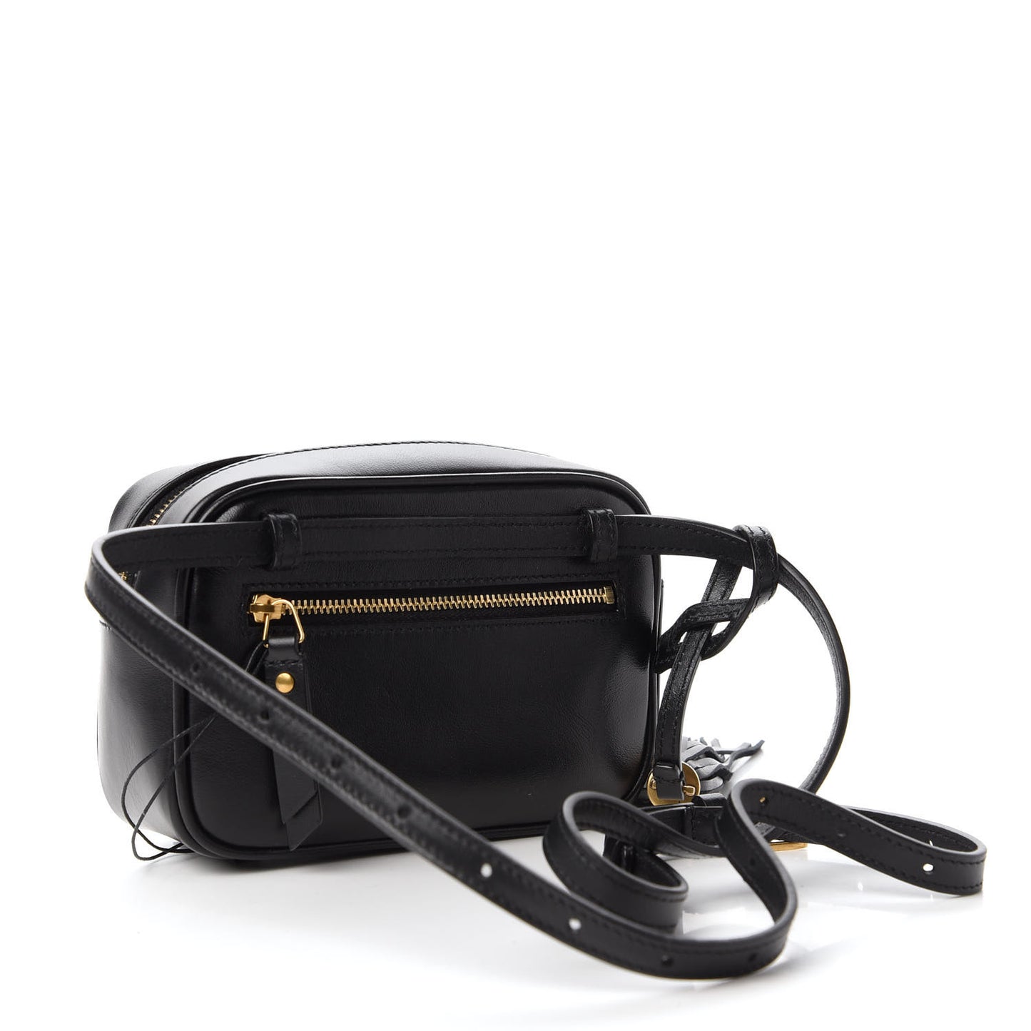 Raffia Canvas Monogram Lou Heart Belt Bag Beige Black
