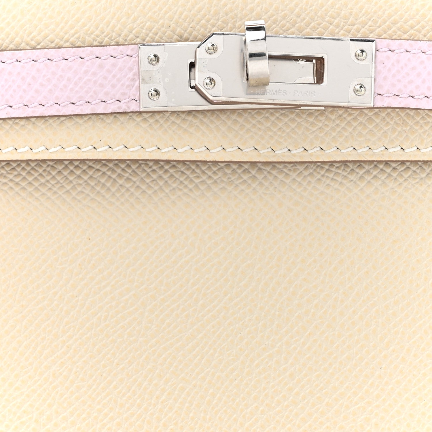 Hermes Epsom Mini Kelly Sellier 20 Craie Mauve Pale Gold 8 of 11