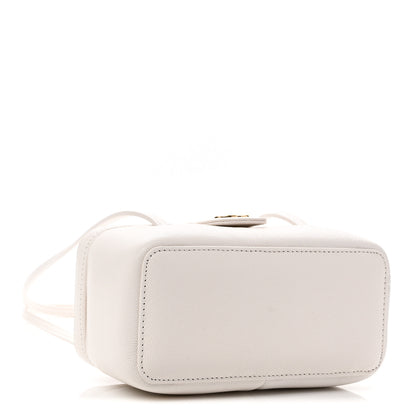 Chanel Shiny Caviar Preppy Coco Long Vanity With Strap White 4 of 12