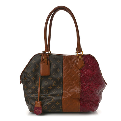 Louis Vuitton LOUIS VUITTON Monogram Stripes Medium Bag Bordeaux 1 of 9