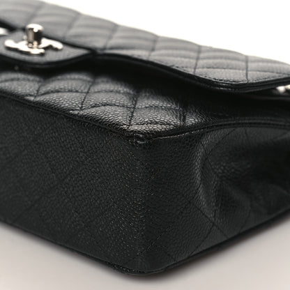 Chanel Caviar Quilted Medium Double Flap Black 9 of 10