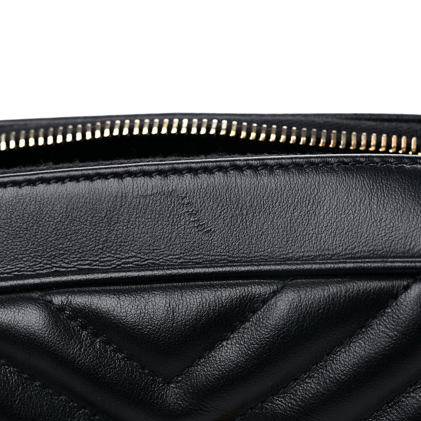 Calfskin Matelasse Monogram Lou Camera Bag Black