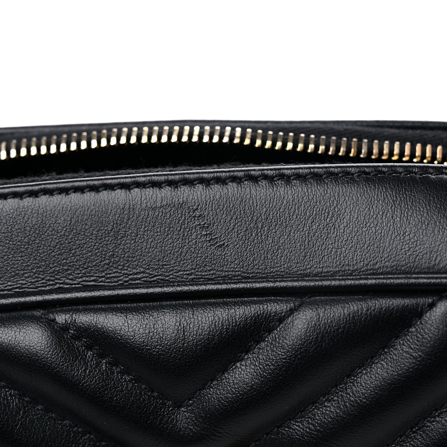 Saint Laurent Calfskin Matelasse Monogram Lou Camera Bag Black 10 of 10
