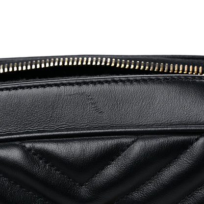 Saint Laurent Calfskin Matelasse Monogram Lou Camera Bag Black 10 of 10