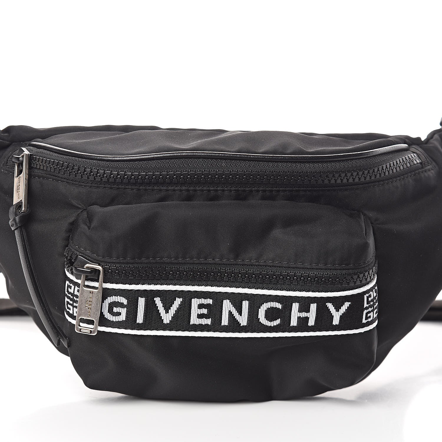 Givenchy Nylon Logo Belt Bag Black 589570 – FASHIONPHILE