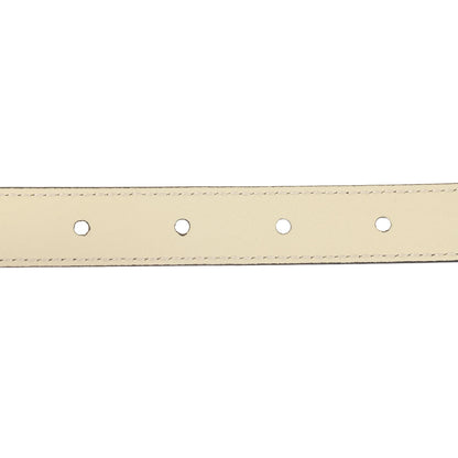 Gucci Calfskin Pearl Double G 20mm Belt 80 32 Ivory 5 of 5