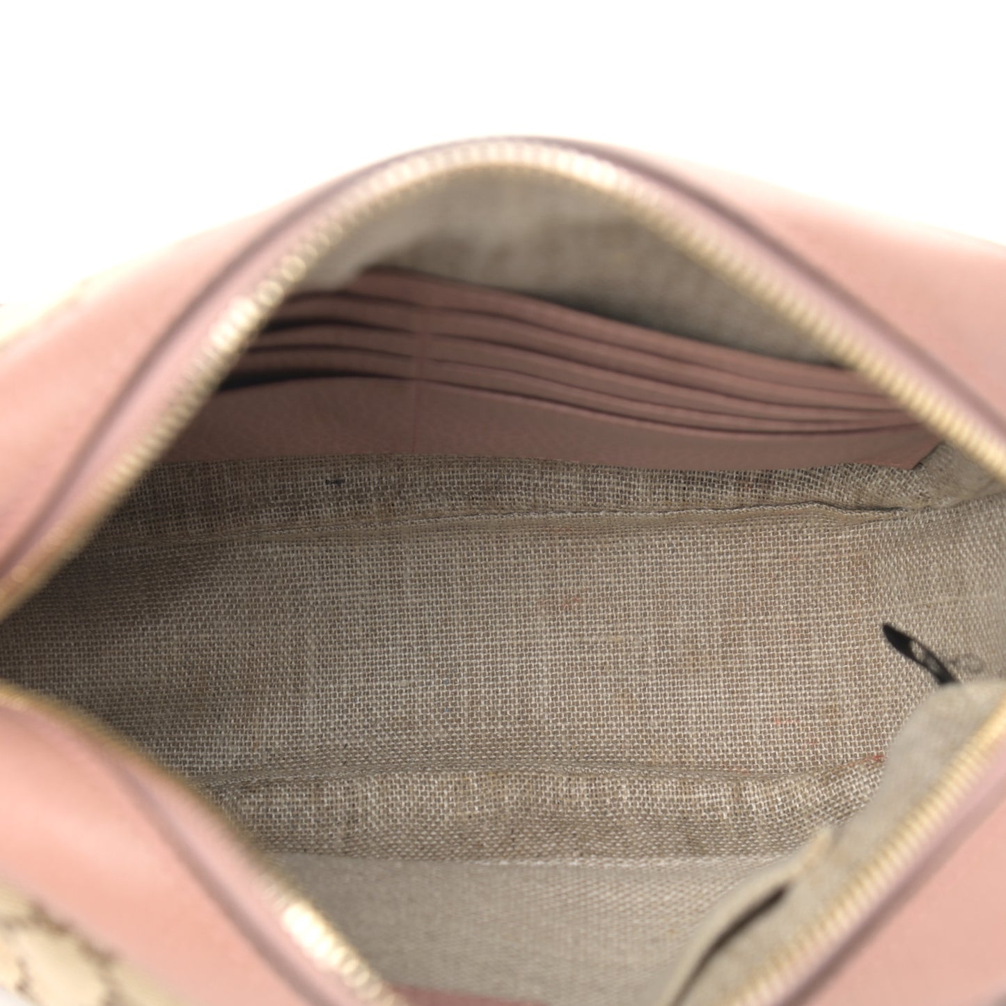 Monogram Mini Bree Messenger Bag Beige Soft Pink