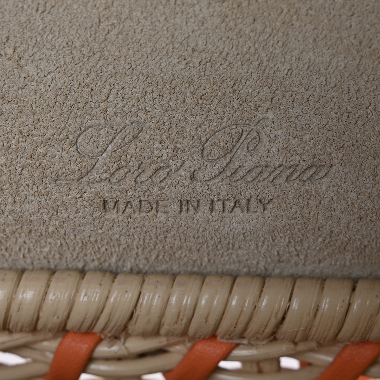 Loro Piana Wicker Calfskin L19 Extra Pocket Pouch Sun Kissed 6 of 9
