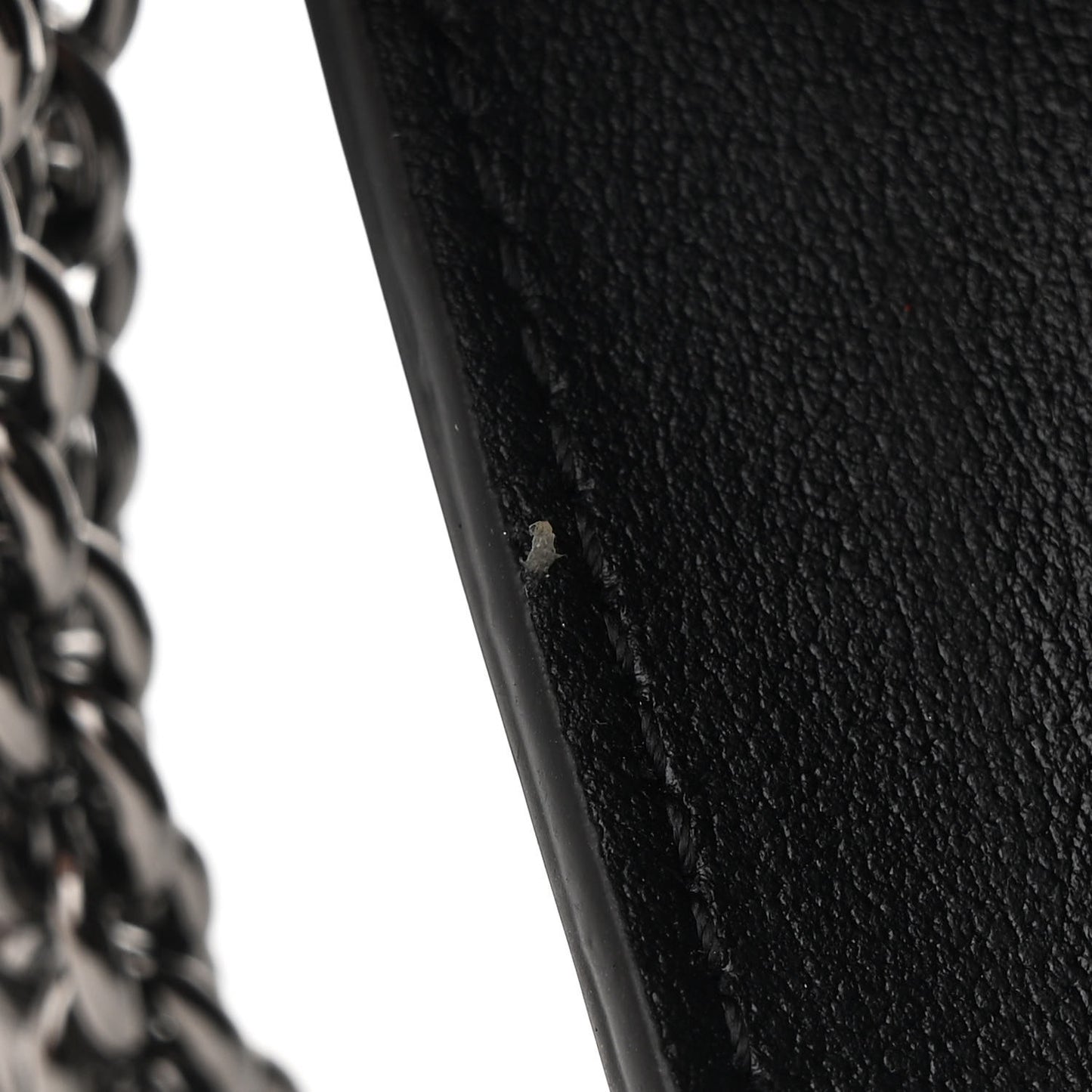 Calfskin Crystal Vlogo Small Loco Shoulder Bag Black