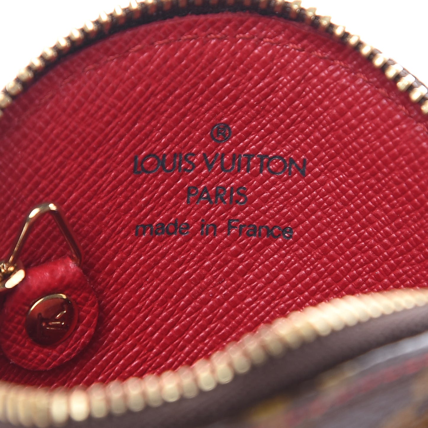Monogram Cerises Round Coin Purse