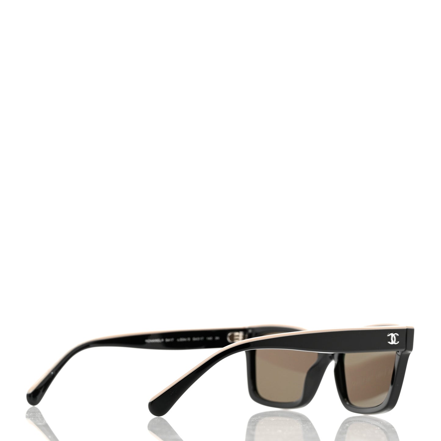 Acetate Square Sunglasses 5417 Black