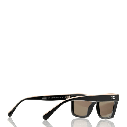 Chanel Acetate Square Sunglasses 5417 Black 4 of 8