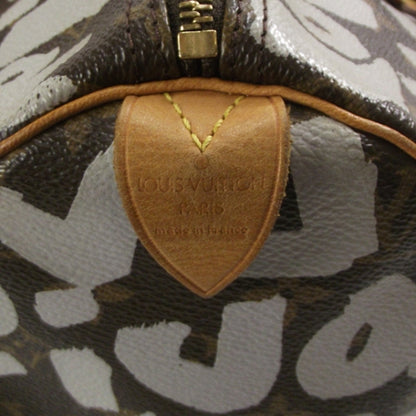 Louis Vuitton Monogram Graffiti Speedy 30 Silver 7 of 9