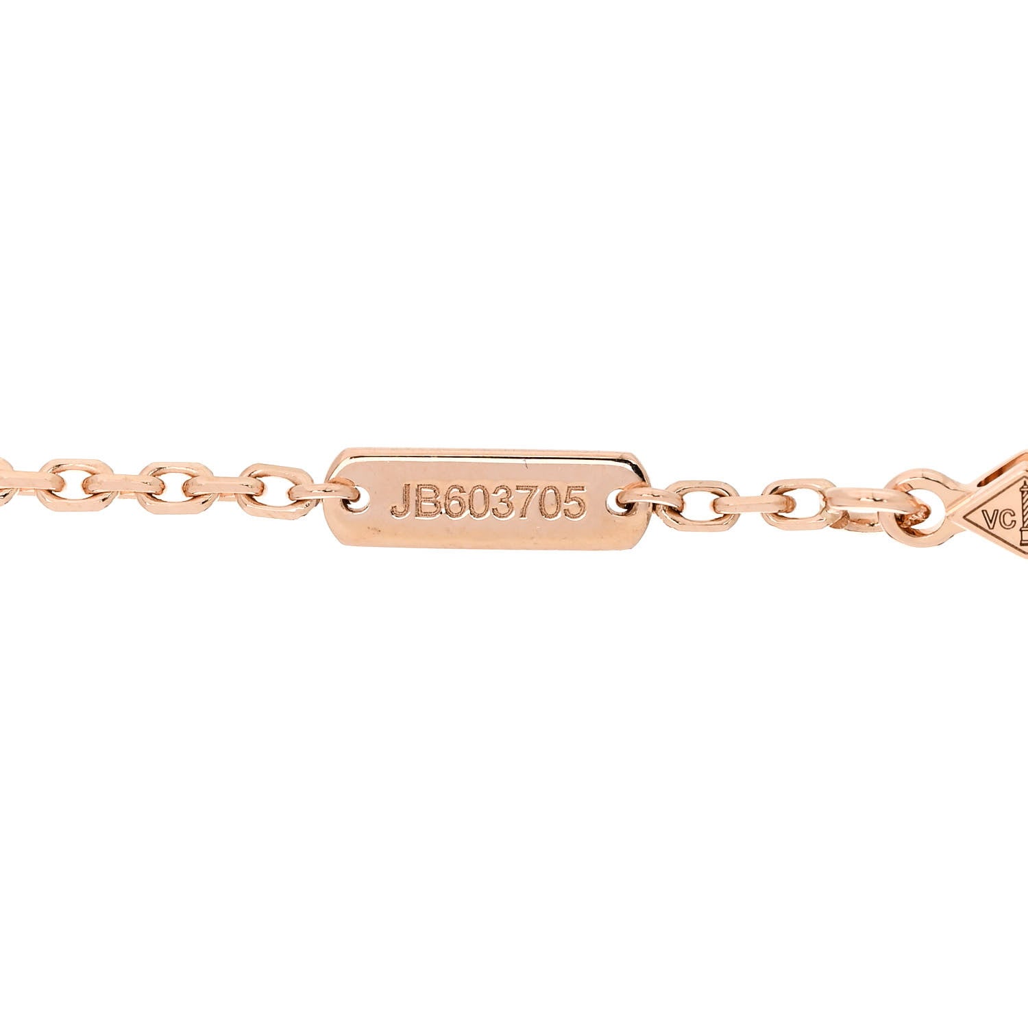 Van Cleef & Arpels 18K Rose Gold Carnelian Onyx Lucky Spring Open Wing Lady Bug Bracelet 4 of 5