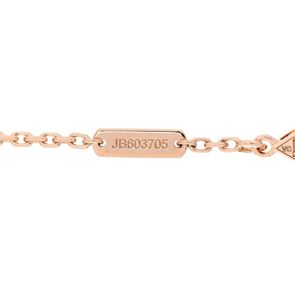 Van Cleef & Arpels 18K Rose Gold Carnelian Onyx Lucky Spring Open Wing Lady Bug Bracelet 4 of 5