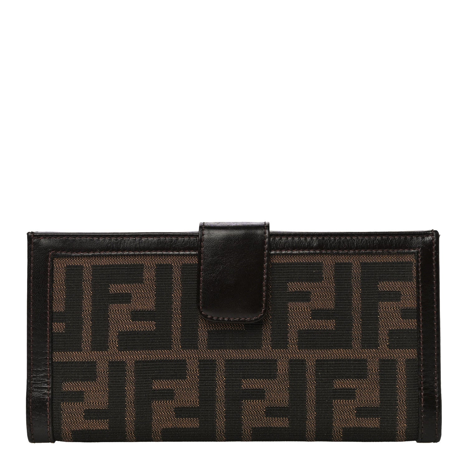 Fendi Zucca Continental Wallet Tobacco 1 of 14