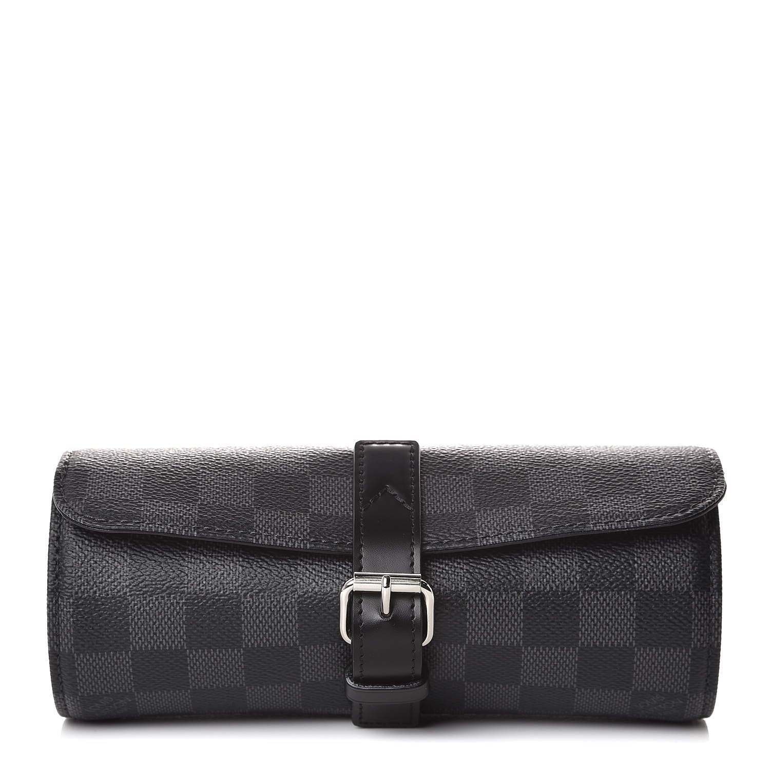 Louis Vuitton Damier Graphite 3 Watch Travel Case 1 of 7
