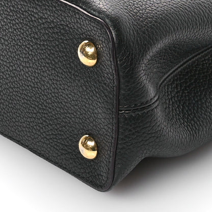 Louis Vuitton Taurillon Capucines BB Black Fuchsia 10 of 10