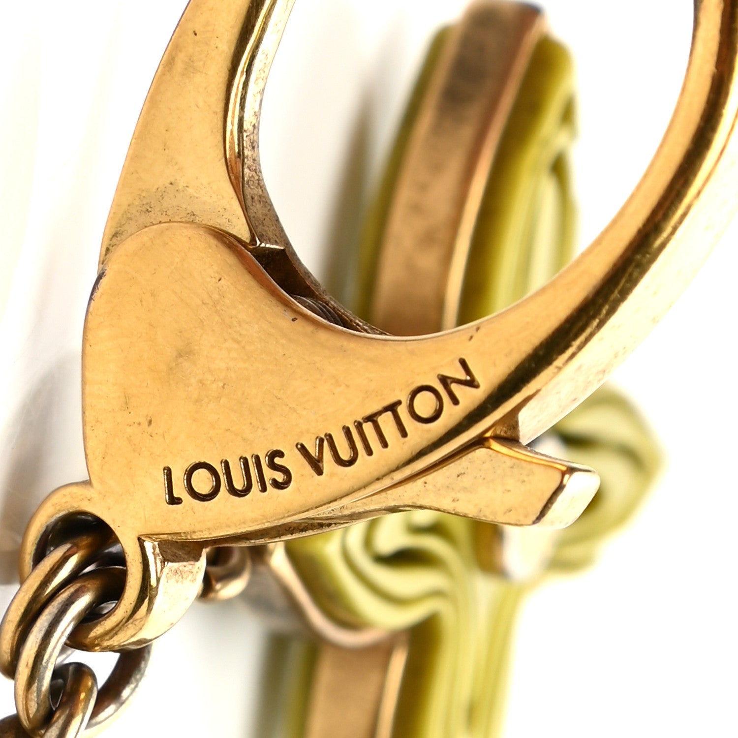 Louis Vuitton Resin Naif Bag Charm Gris 3 of 4