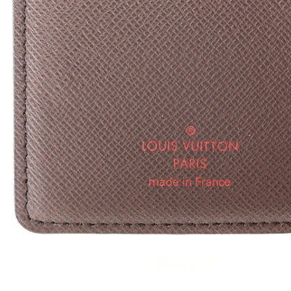 Louis Vuitton Damier Ebene Pocket Agenda Cover 6 of 6