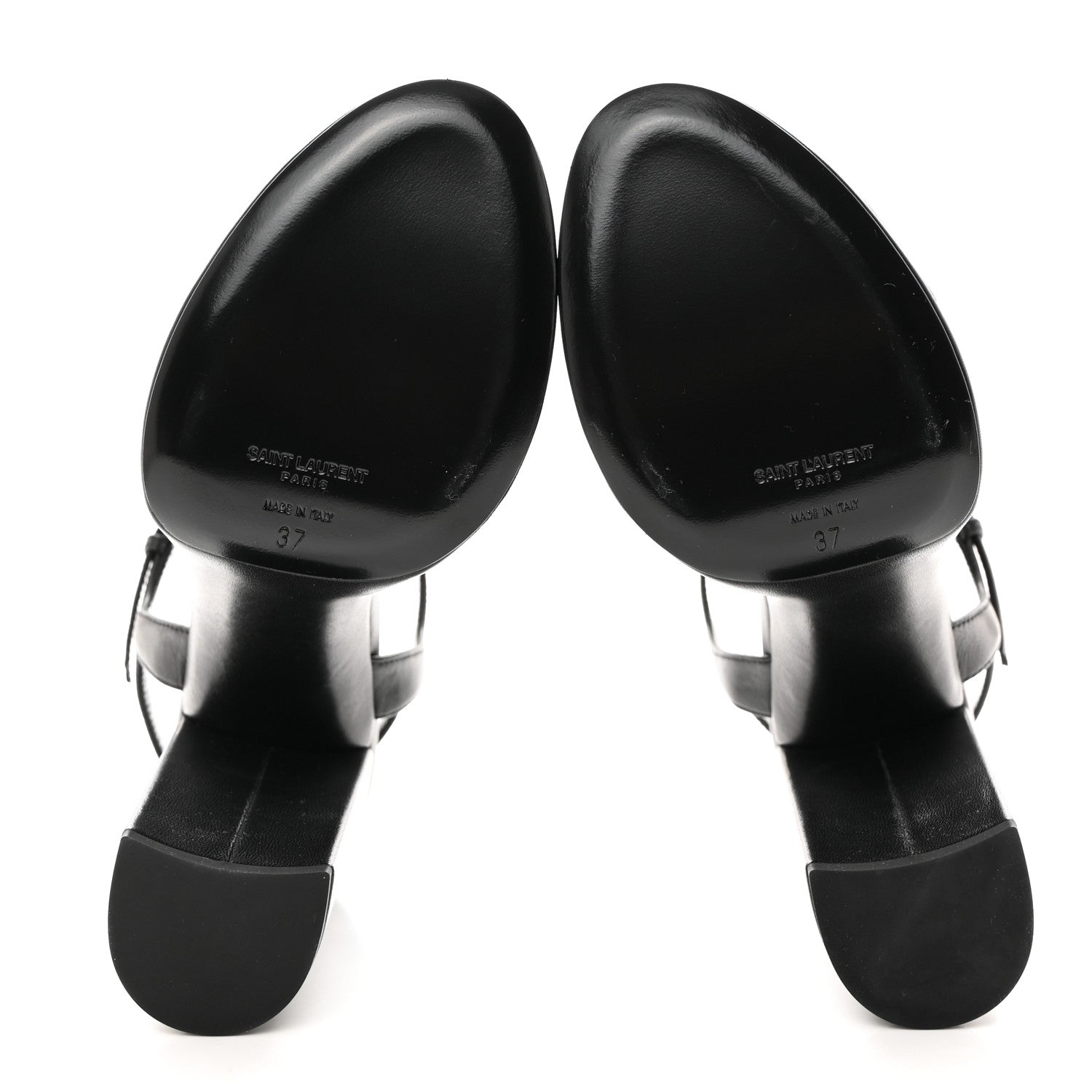 Saint Laurent Vendome Bianca 85 Platform Sandals 37 Black 5 of 9