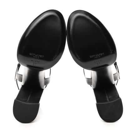 Saint Laurent Vendome Bianca 85 Platform Sandals 37 Black 5 of 9