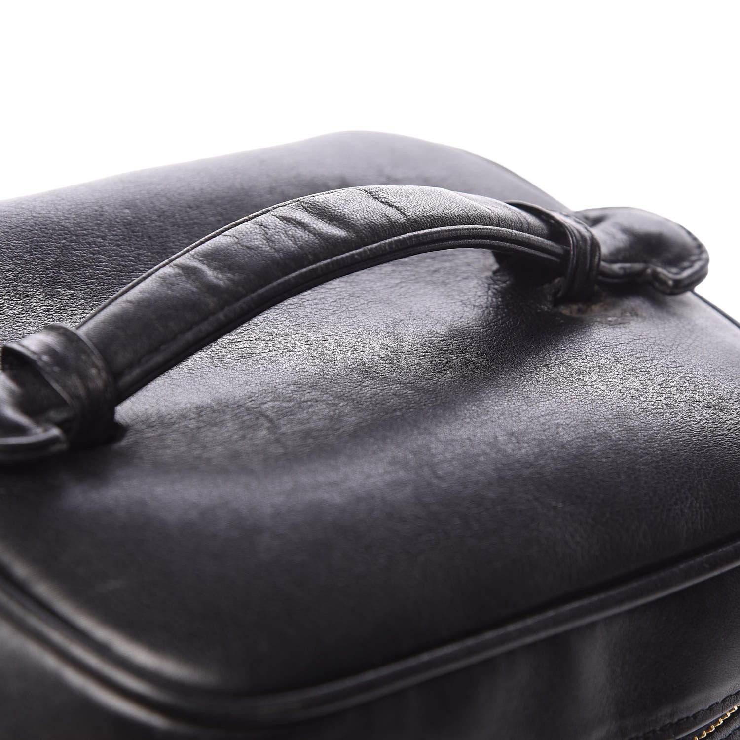 Chanel Lambskin Vanity Cosmetic Case Black 9 of 20