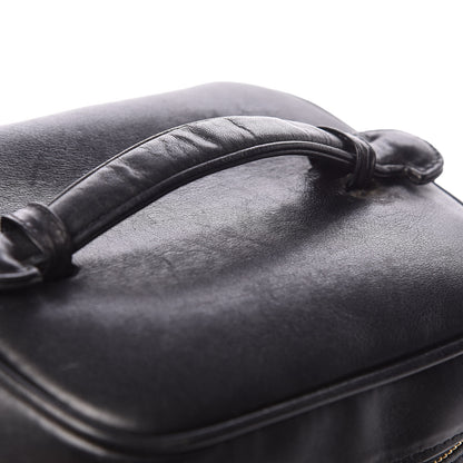 Chanel Lambskin Vanity Cosmetic Case Black 9 of 20