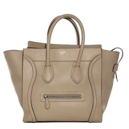 Celine Drummed Calfskin Mini Luggage Dune 1 of 9