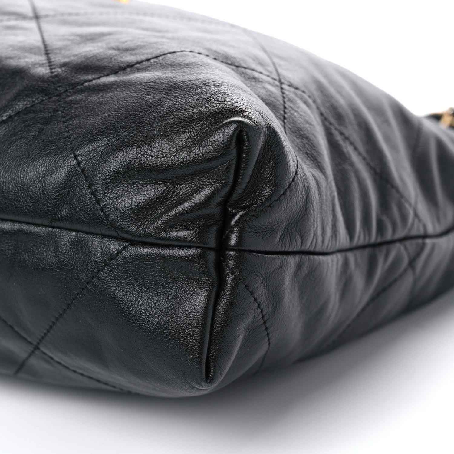 Chanel Shiny Calfskin Quilted Chanel 22 Black 11 of 12