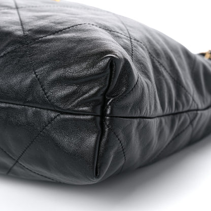 Chanel Shiny Calfskin Quilted Chanel 22 Black 11 of 12