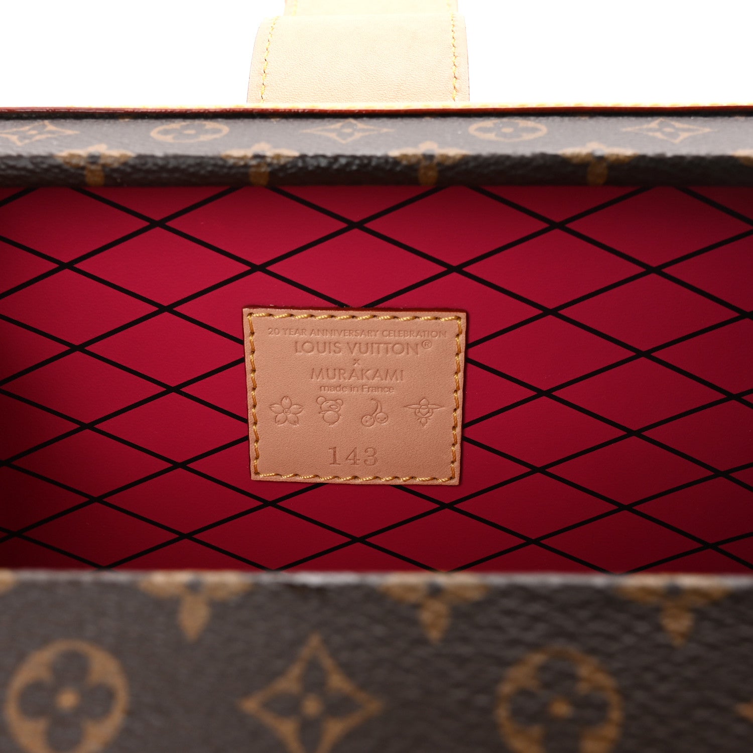 Louis Vuitton LV X TM Monogram Flowers Petite Malle 6 of 10