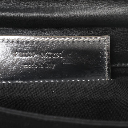 Balenciaga Laminated Calfskin Giant 21 Silver Hardware Envelope Clutch Silver 8 of 15